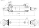Гідроциліндр 80.40.200.515 із пальцями сівалки СТ-2. СЗ-3.6 75х200 фото 2