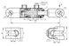 Гідроциліндр Цс50.25.200.515 вилка вилка (хід штока 200). Сівалки. культиватор. ЗБК -100 50.25.200.04 фото 2